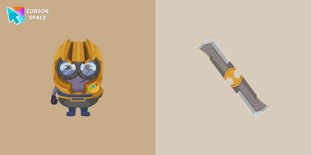 Minion Thanos Character cursor cursor pack